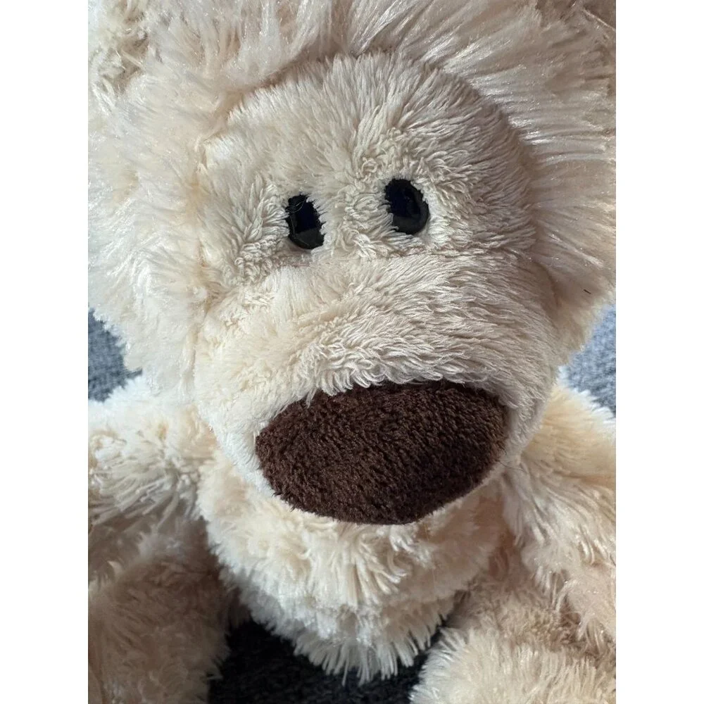 Gund‎ Philbin Teddy Bear Cream Shaggy Plush Stuffed Animal 13 inch 6047531